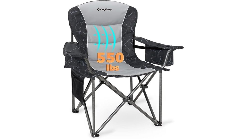 durable chair with cooler