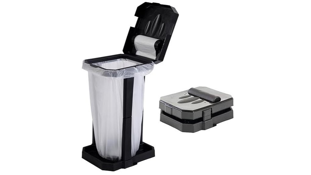 durable collapsible trash holder