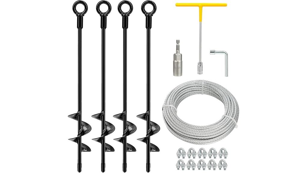 durable ground anchors set