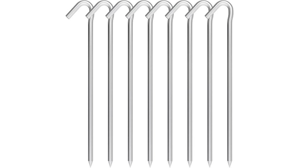 durable metal tent stakes