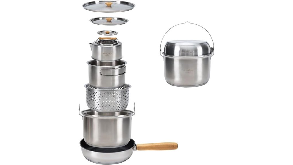 durable stainless steel cookware