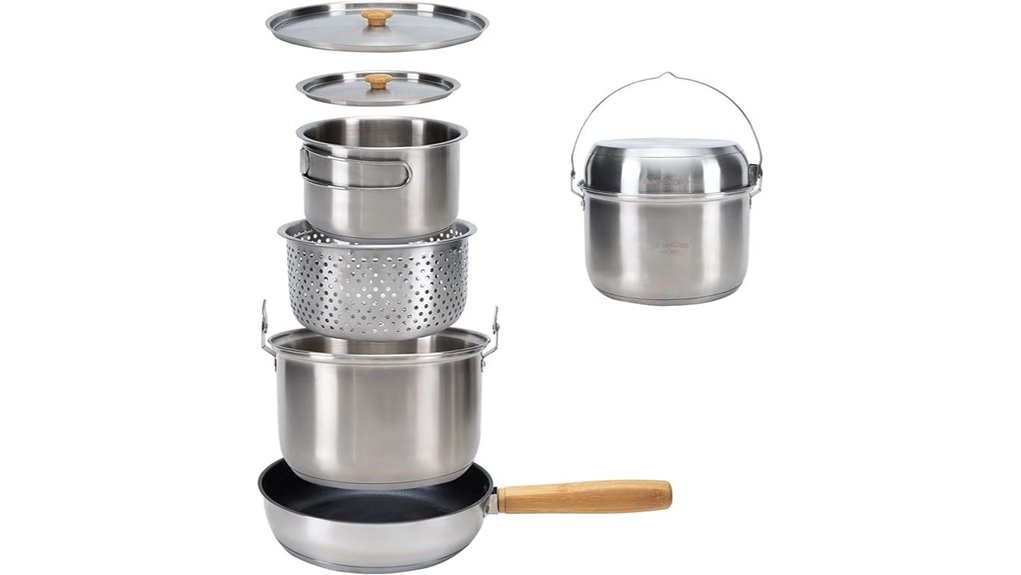 durable stainless steel cookware