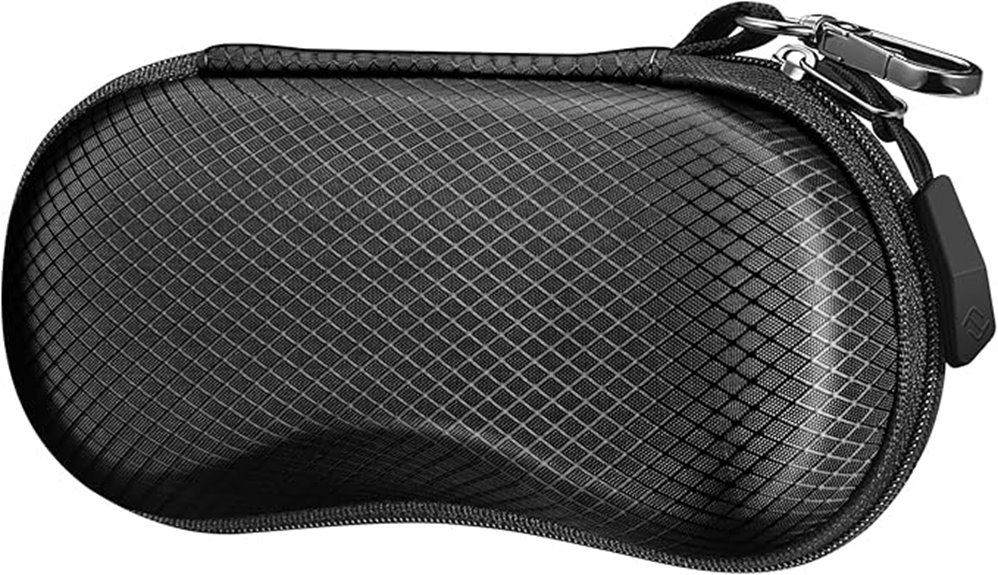durable sunglasses case included