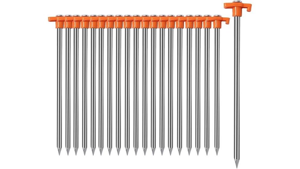 durable tent stakes pack