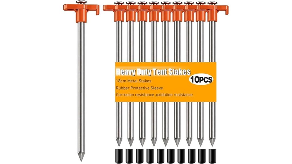 durable tent stakes set