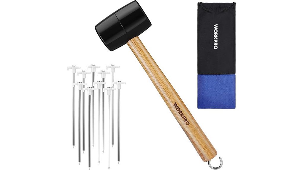 durable tent stakes set