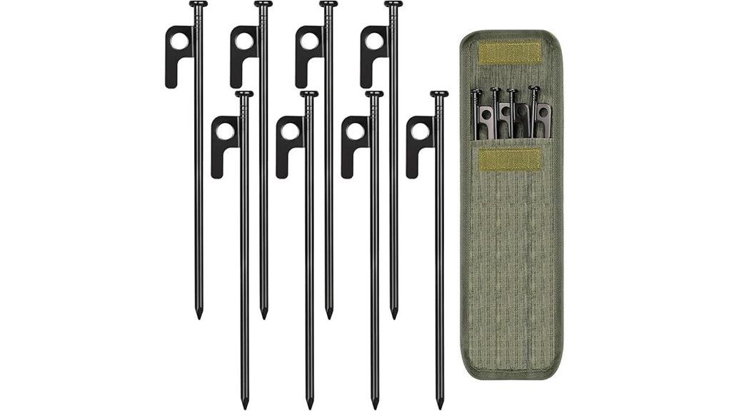 durable tent stakes set