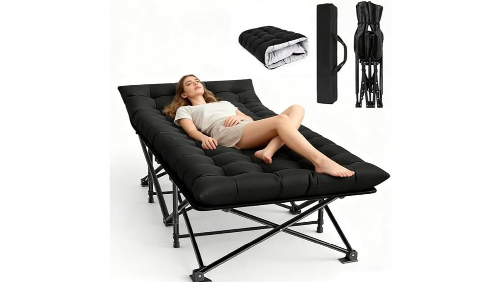 extra large camping cot set