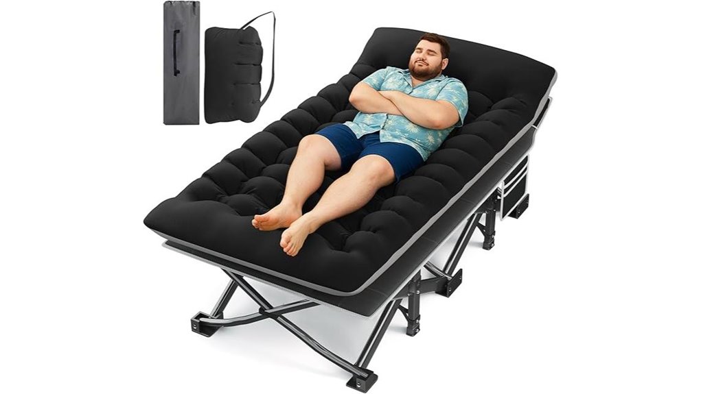 extra wide camping cot