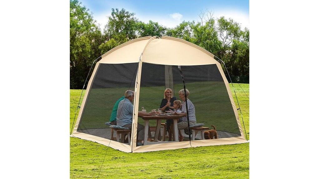 family camping screen tent