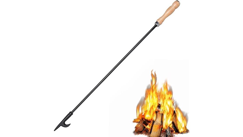 fire poker with handle