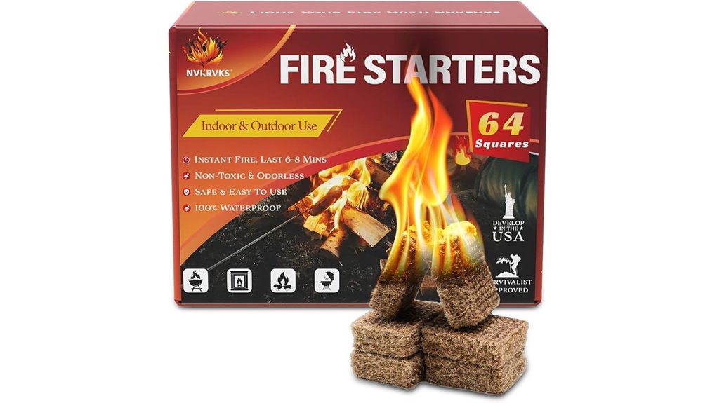 fire starter squares for stoves