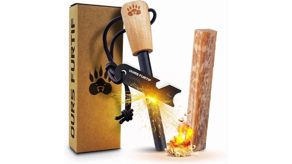 flint steel tinder survival kit