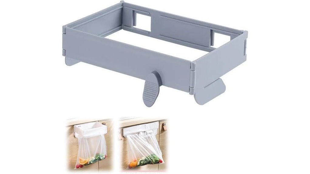 foldable kitchen trash holder