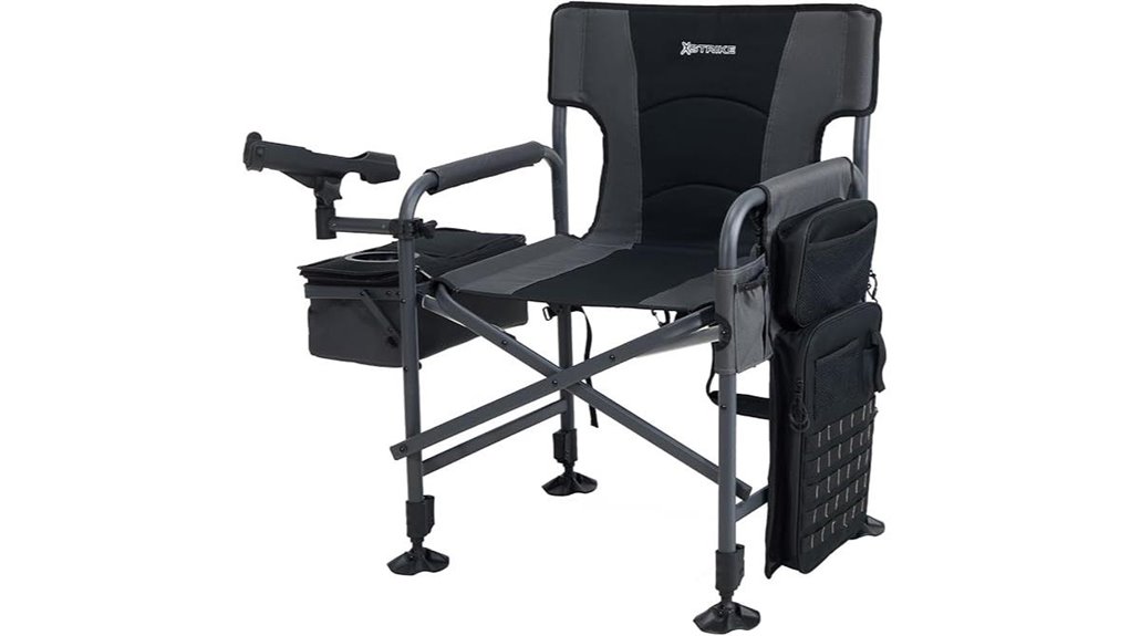 folding chair with cooler