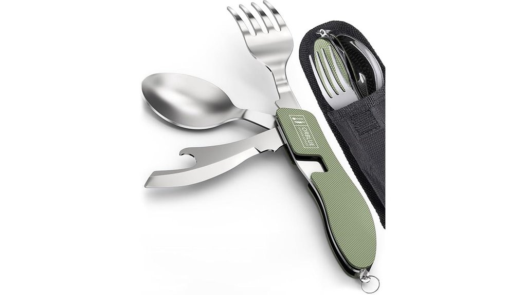four in one camping utensils