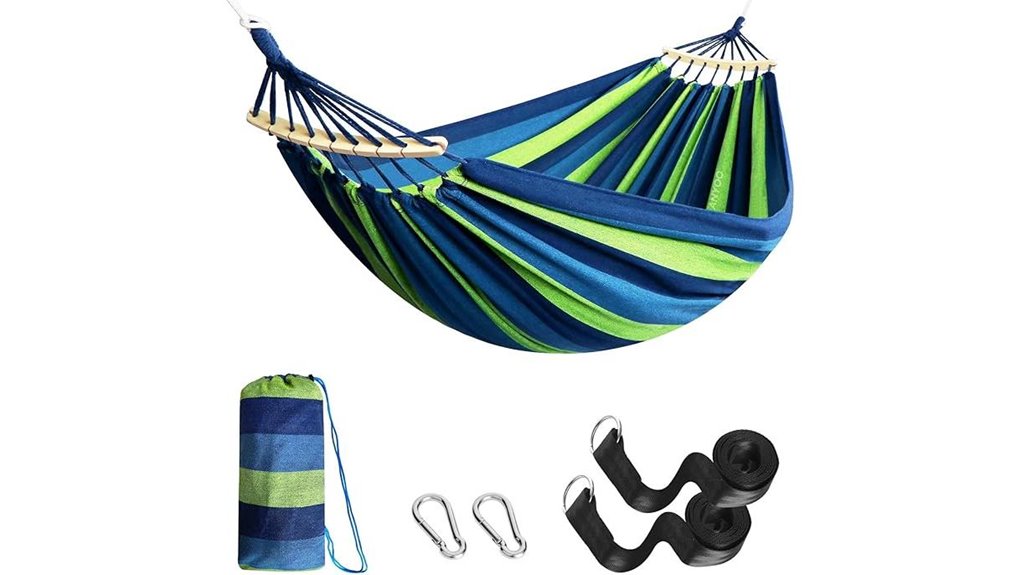 garden cotton hammock relaxation