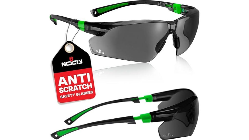 green tinted safety sunglasses