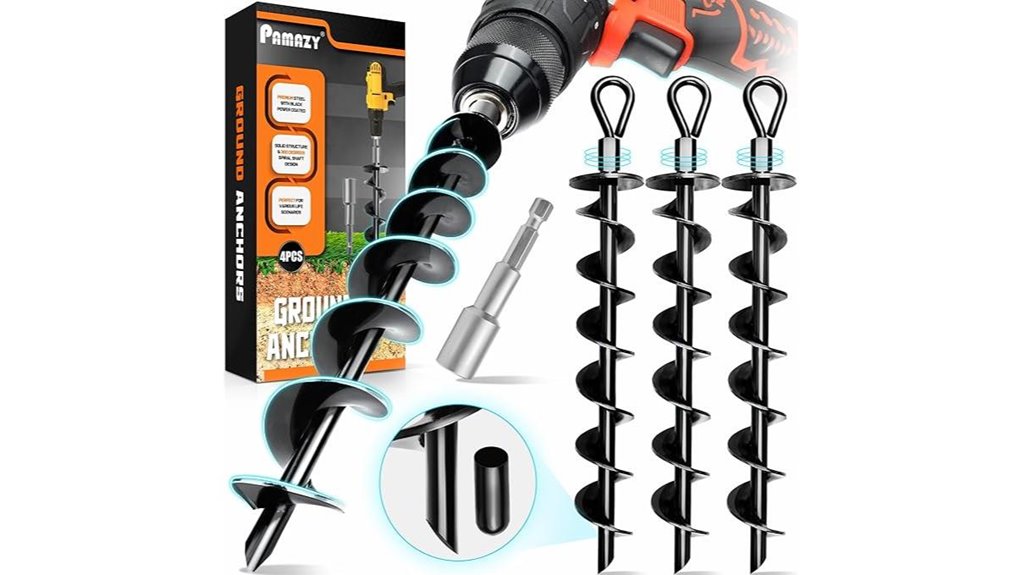 ground anchors and drill