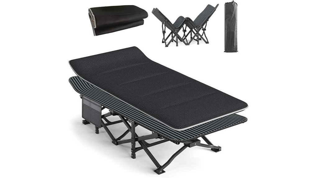heavy duty camping cot