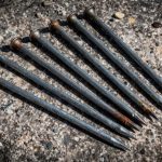 heavy duty camping steel stakes