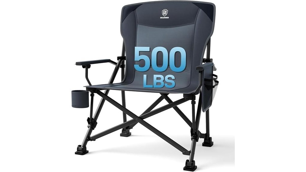 heavy duty folding camping chair