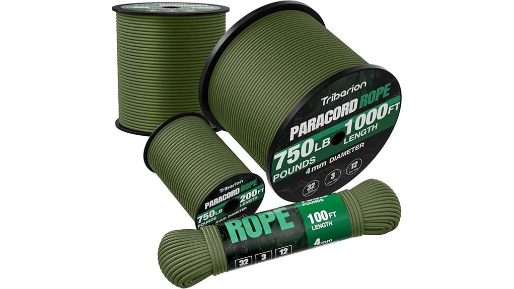 heavy duty paracord rope