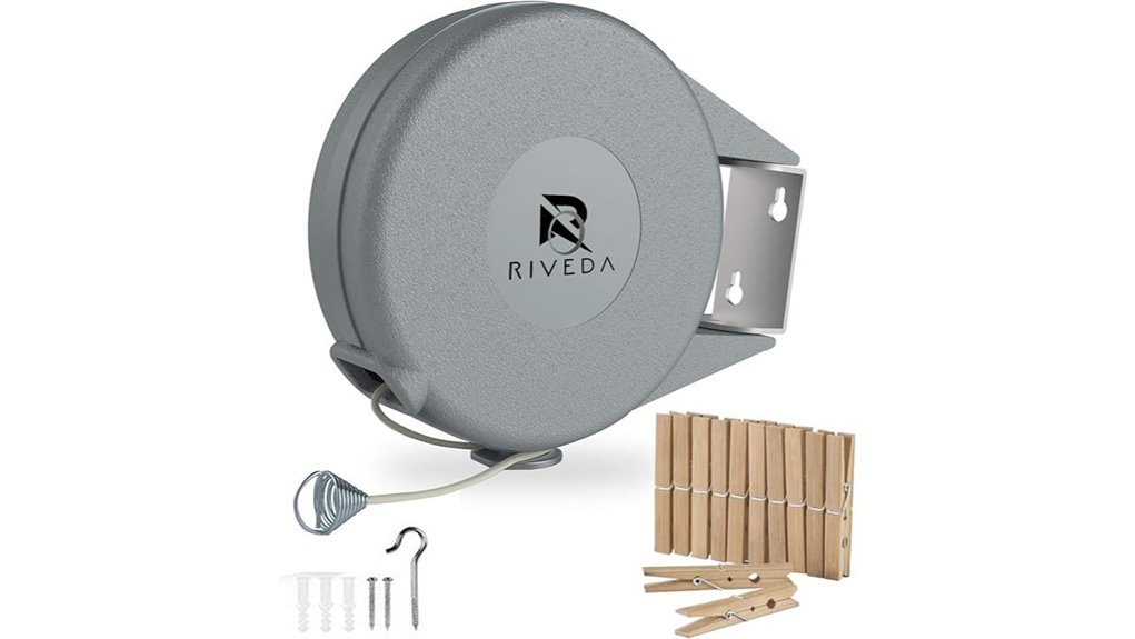 heavy duty retractable clothesline