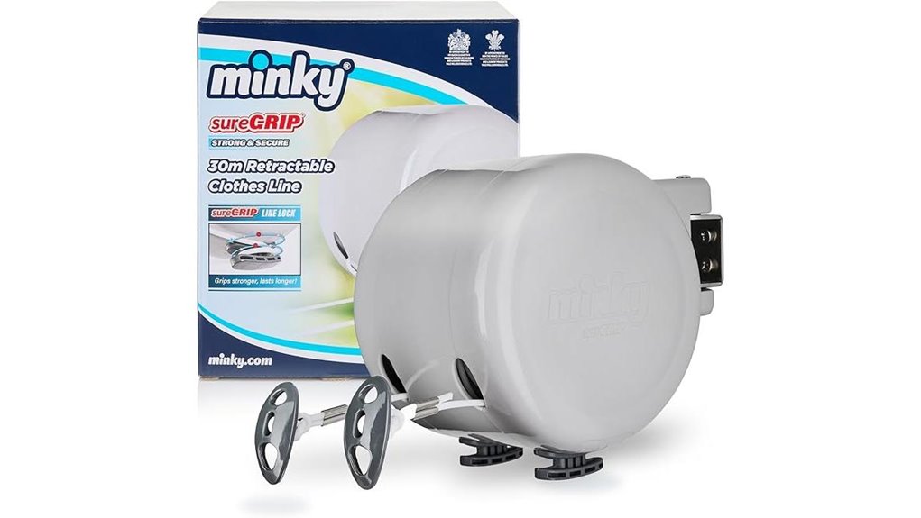 heavy duty retractable clothesline