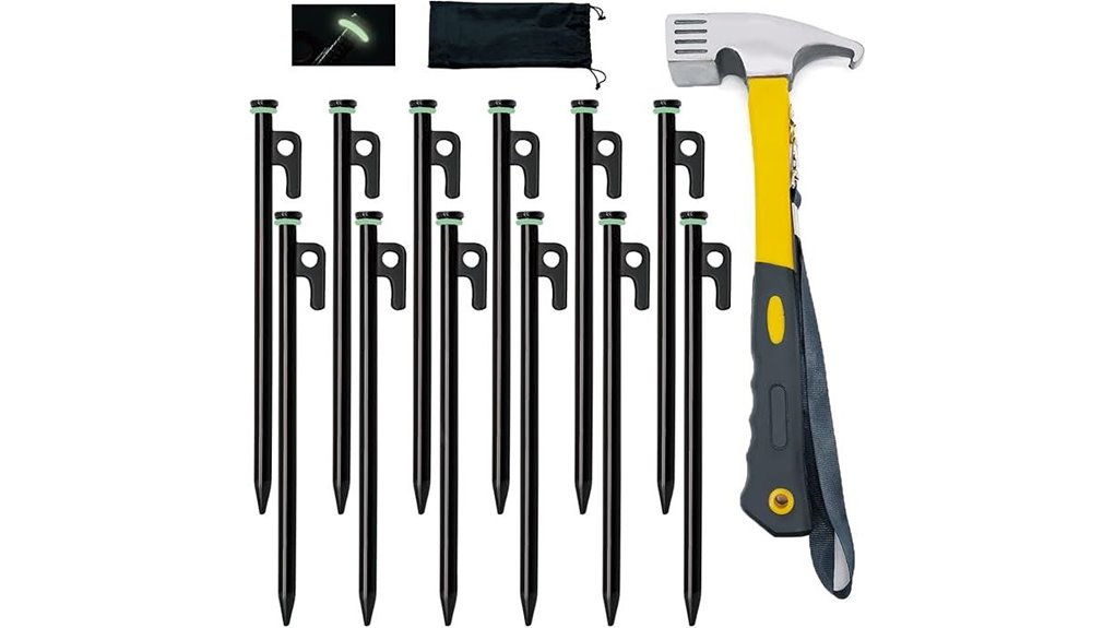 heavy duty tent stakes