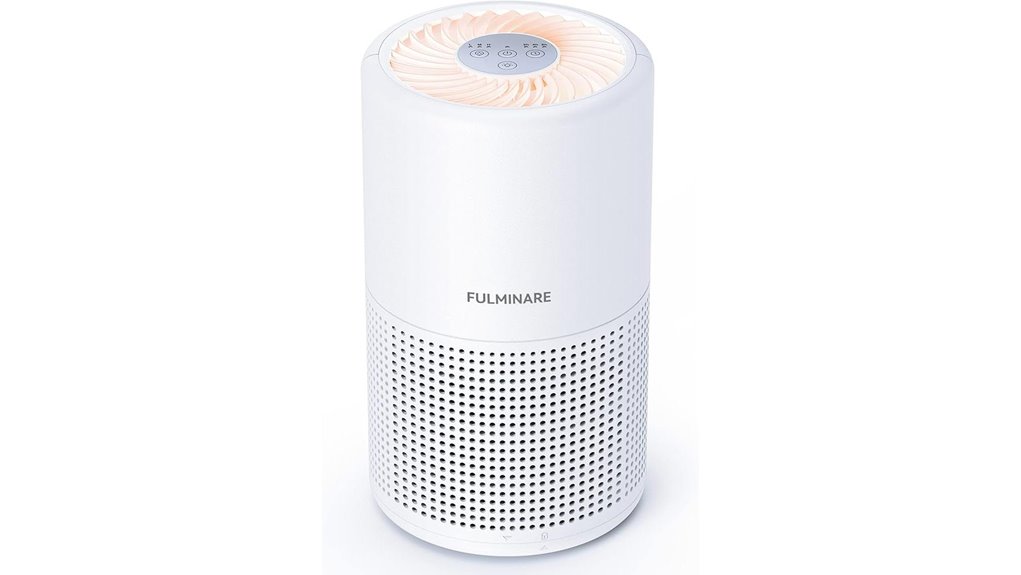 hepa air purifier light