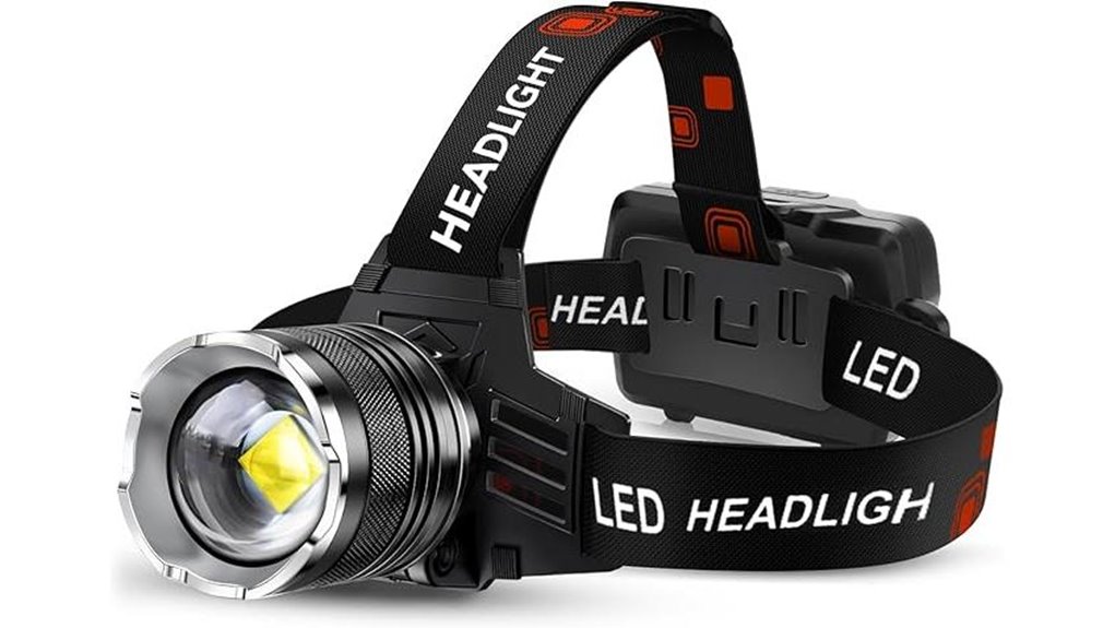high powered rechargeable headlamp