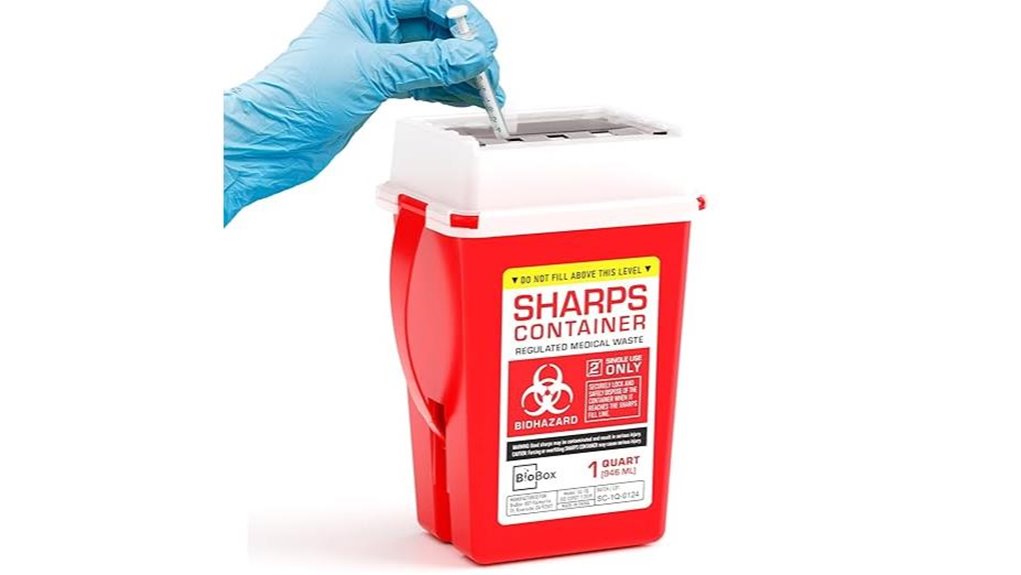 home needle disposal container