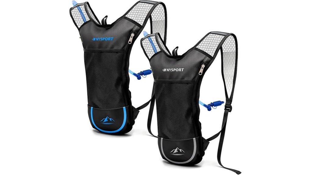 hydration backpack with pockets