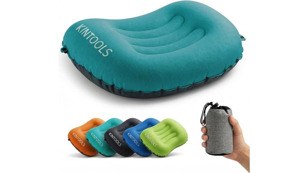 inflatable camping pillow support