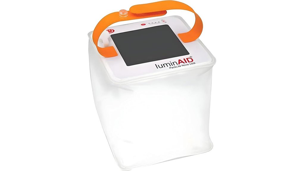 inflatable outdoor solar lantern
