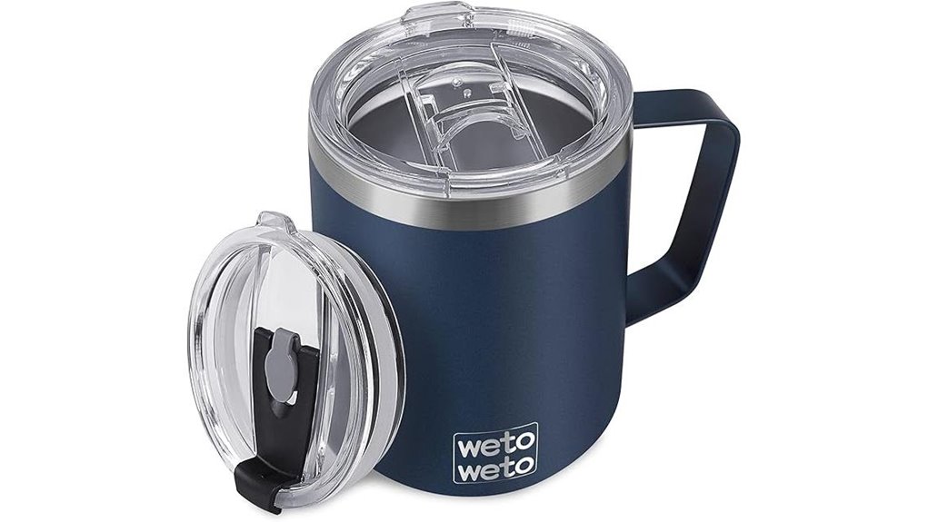 insulated coffee mug 14 oz