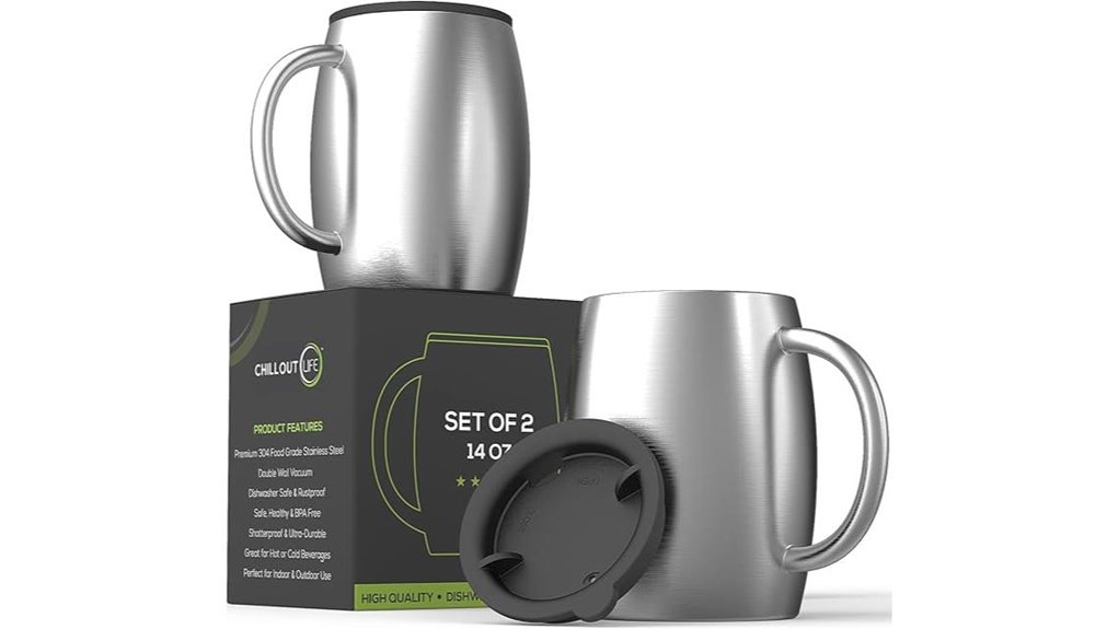 insulated stainless steel mugs