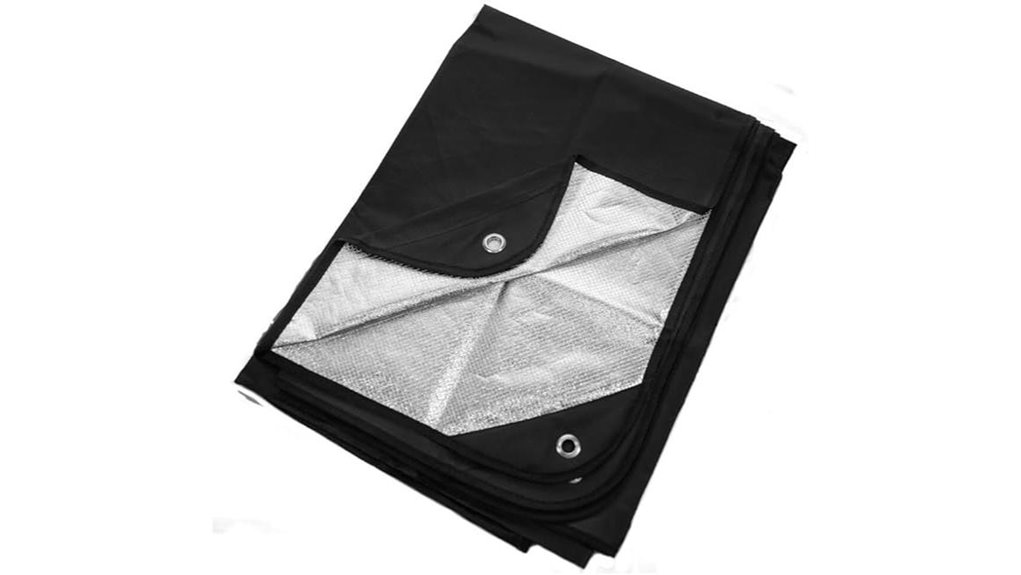 insulated survival blanket tarp
