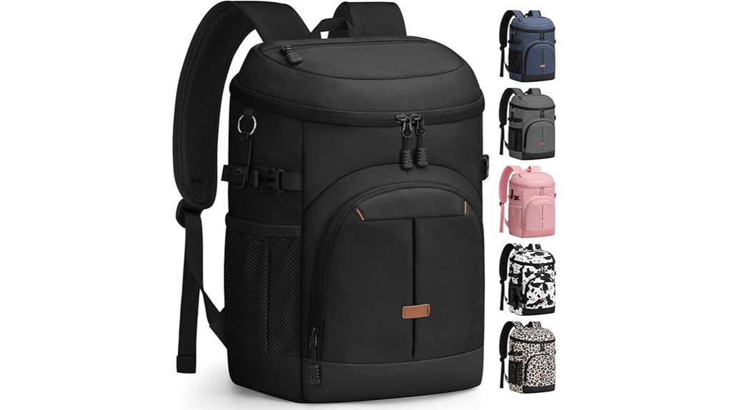 insulated waterproof cooler backpack