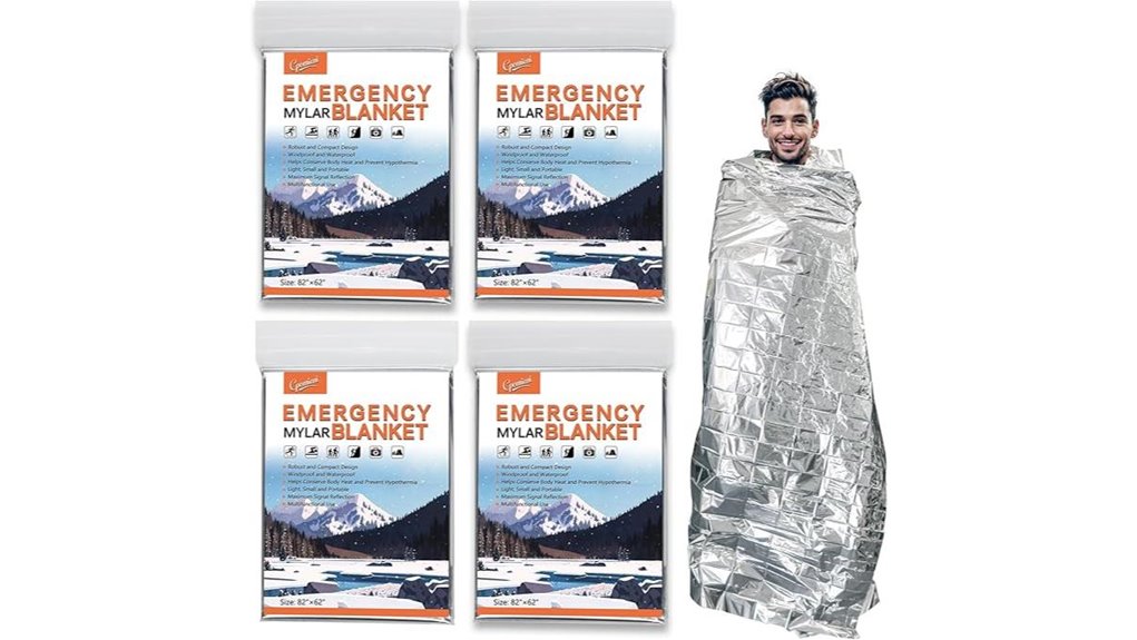 large mylar thermal blankets