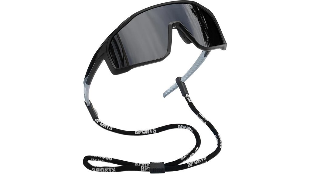 large uv400 sports sunglasses