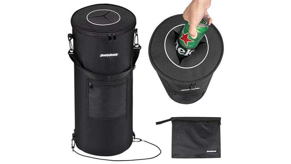 leak proof portable boat trash