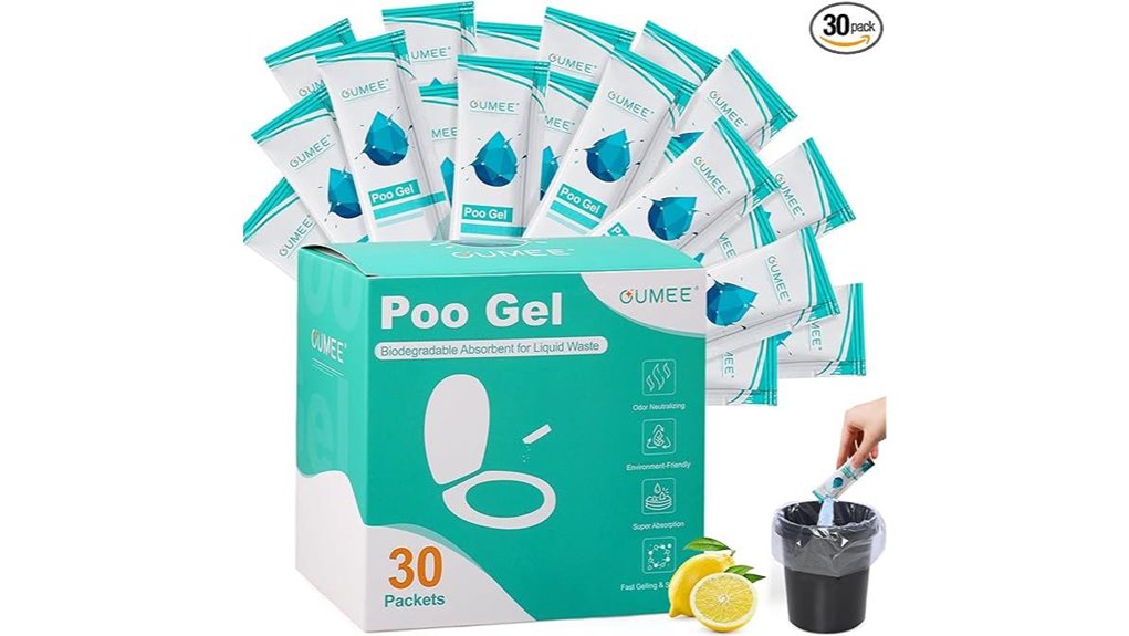 lemon scented camping toilet gel