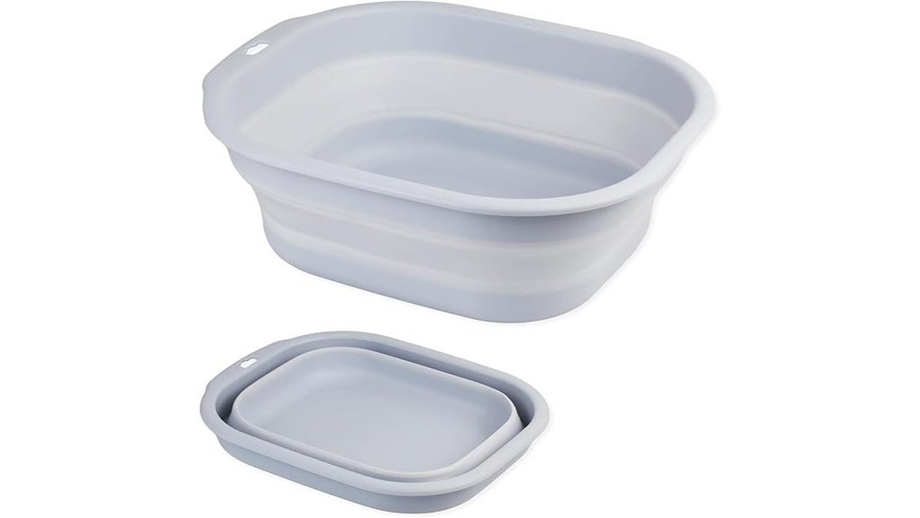light blue wash basins