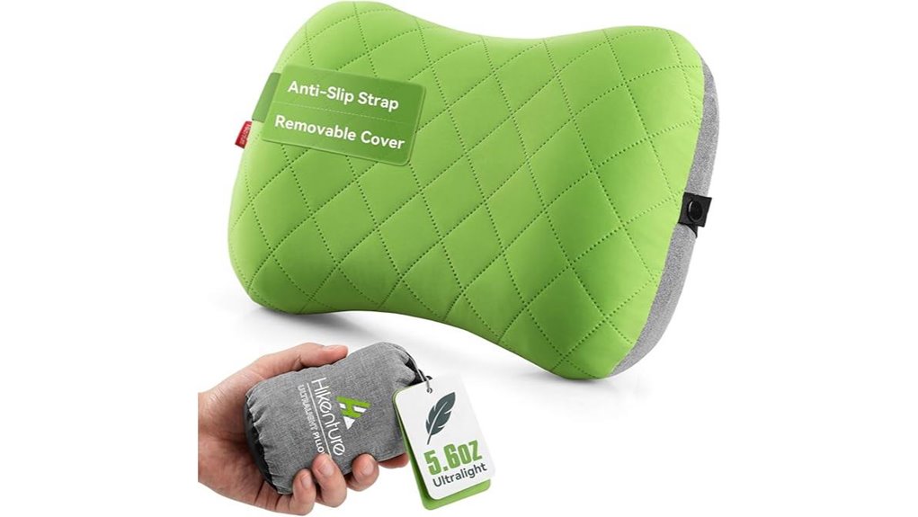 lightweight camping pillow option
