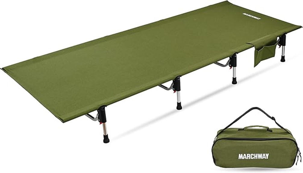 lightweight folding camping cot