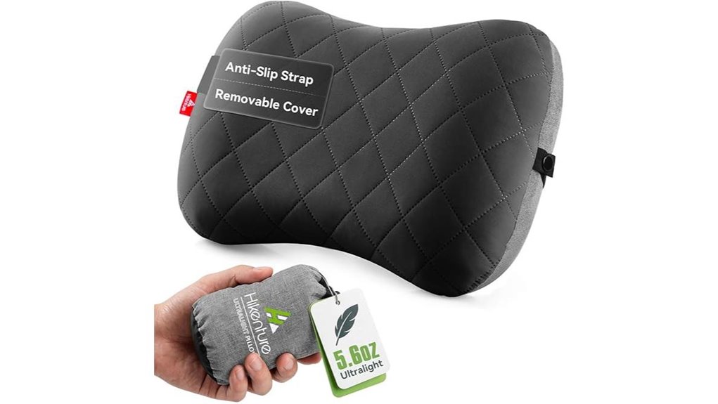 lightweight inflatable camping pillow