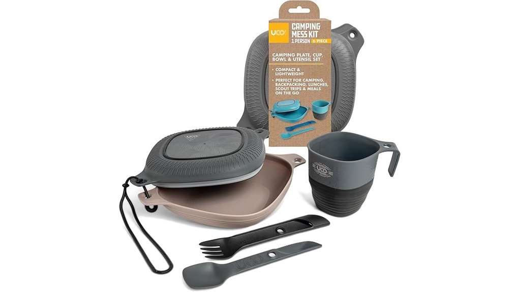 lightweight outdoor cooking set