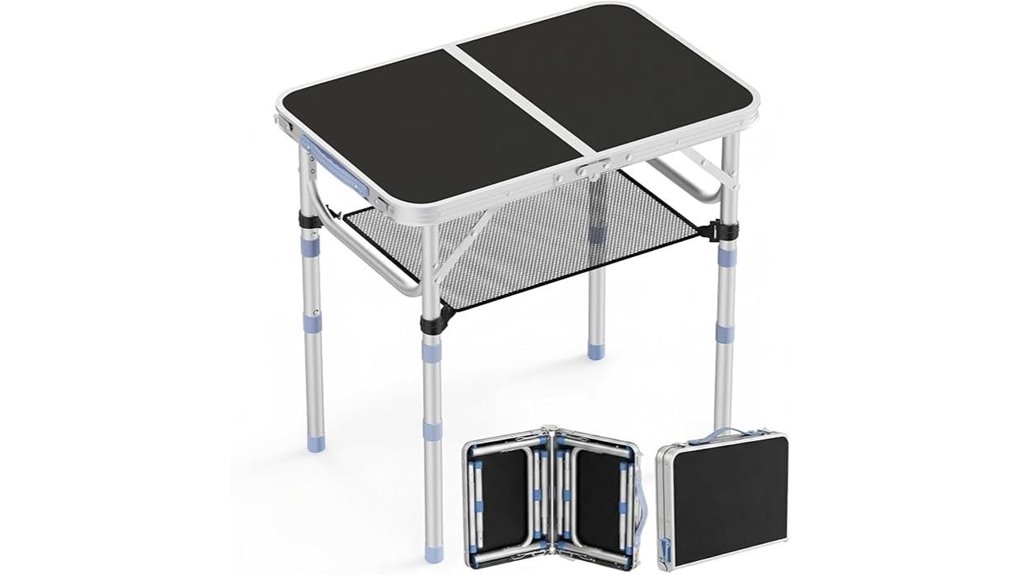 lightweight portable folding table